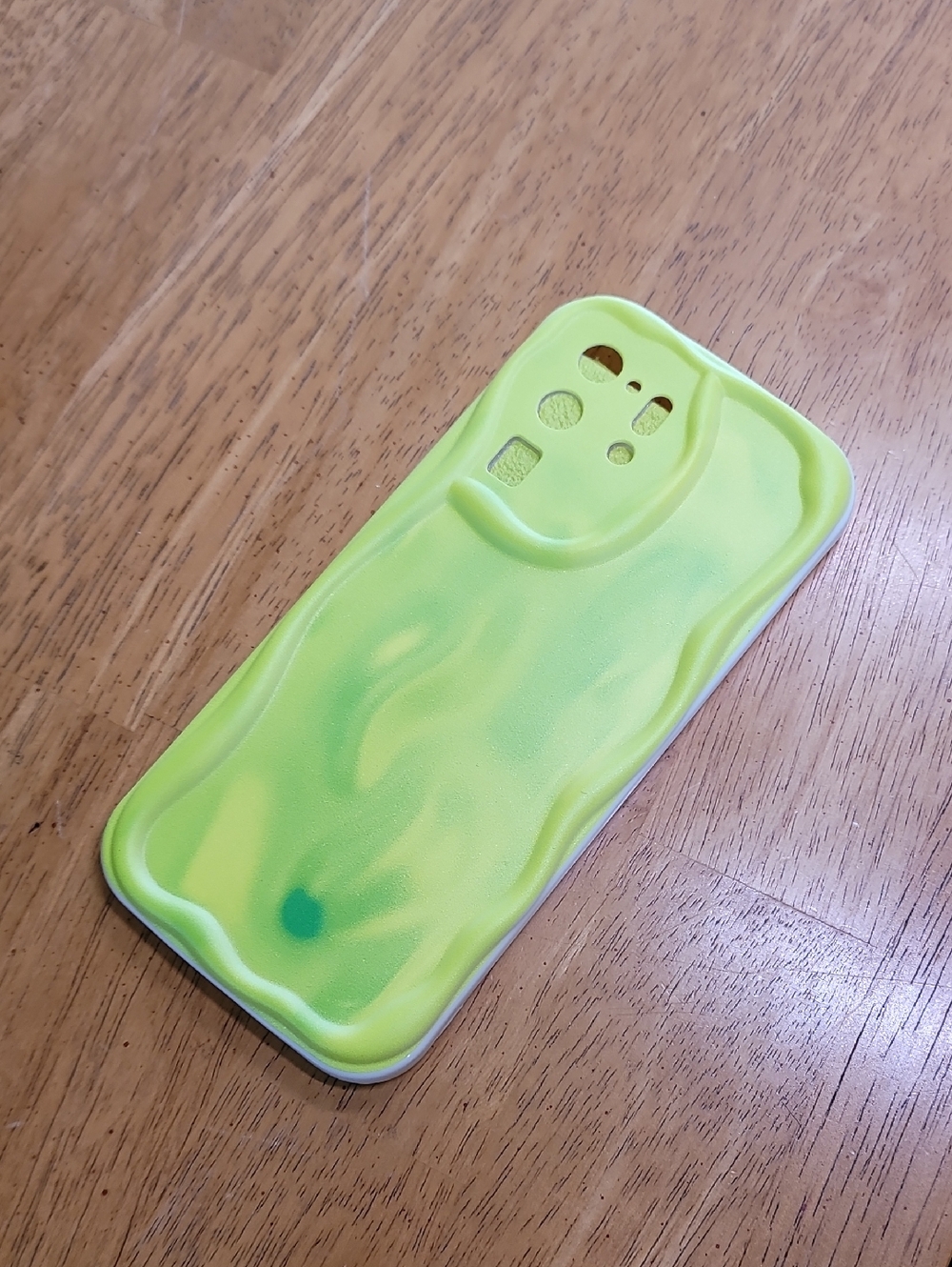 Silicone Protective Phone Case - Neon Lime Green